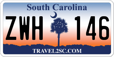 SC license plate ZWH146