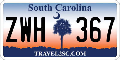 SC license plate ZWH367