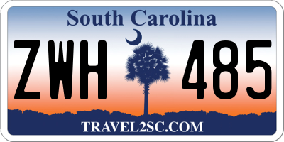 SC license plate ZWH485