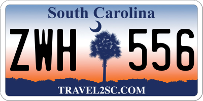 SC license plate ZWH556