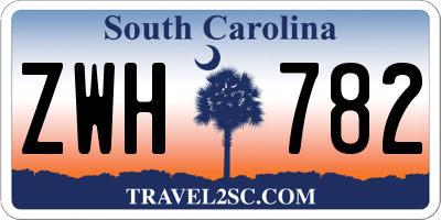 SC license plate ZWH782