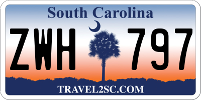 SC license plate ZWH797
