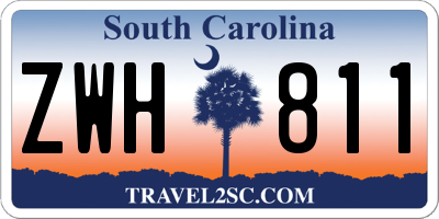 SC license plate ZWH811