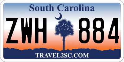 SC license plate ZWH884