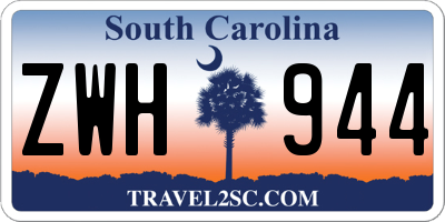 SC license plate ZWH944