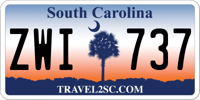 SC license plate ZWI737