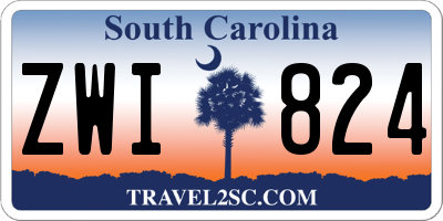 SC license plate ZWI824