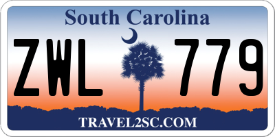 SC license plate ZWL779