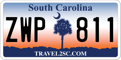 SC license plate ZWP811