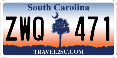 SC license plate ZWQ471