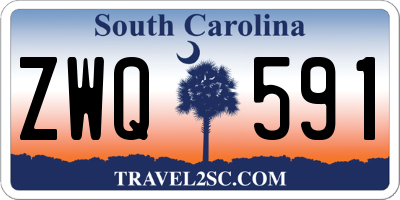 SC license plate ZWQ591