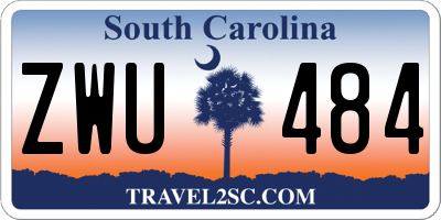 SC license plate ZWU484