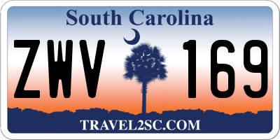 SC license plate ZWV169