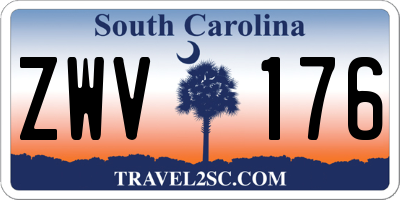 SC license plate ZWV176