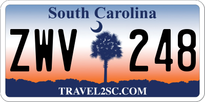 SC license plate ZWV248