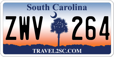 SC license plate ZWV264