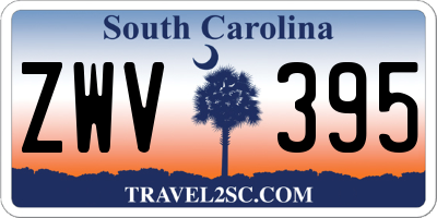 SC license plate ZWV395
