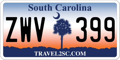 SC license plate ZWV399