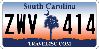 SC license plate ZWV414