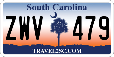 SC license plate ZWV479