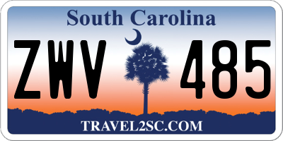 SC license plate ZWV485