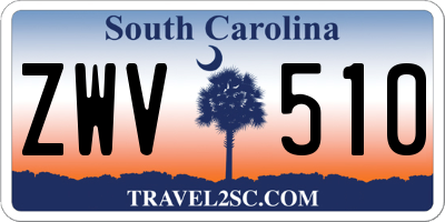 SC license plate ZWV510