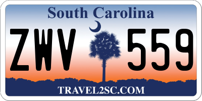 SC license plate ZWV559