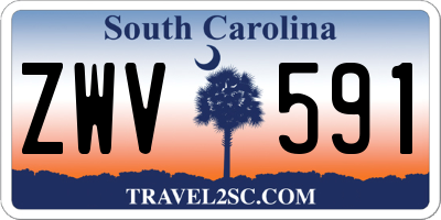 SC license plate ZWV591