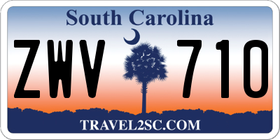 SC license plate ZWV710
