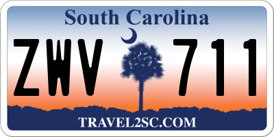 SC license plate ZWV711