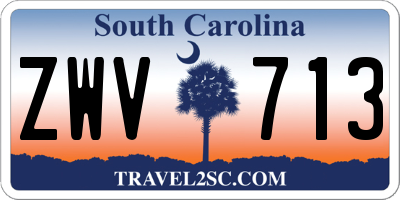 SC license plate ZWV713