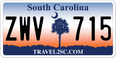 SC license plate ZWV715