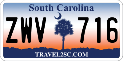 SC license plate ZWV716
