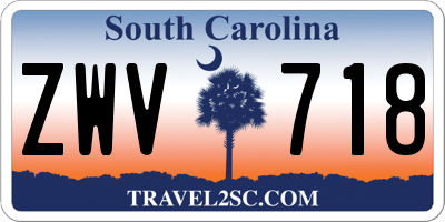 SC license plate ZWV718