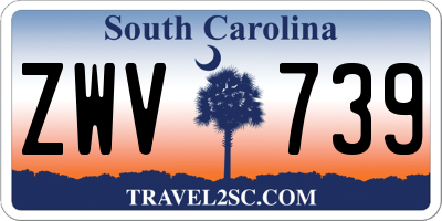 SC license plate ZWV739