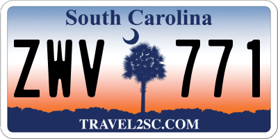 SC license plate ZWV771
