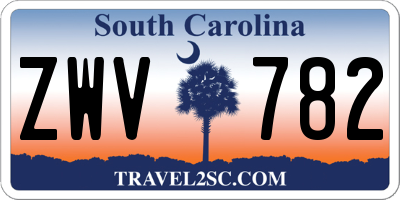 SC license plate ZWV782