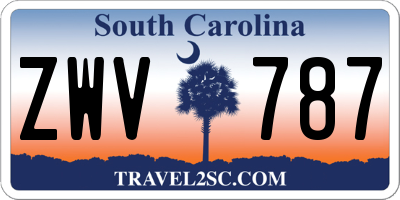 SC license plate ZWV787