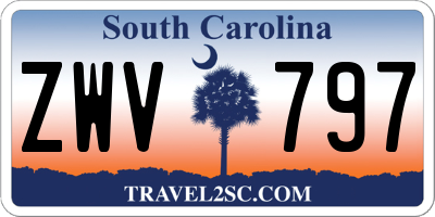 SC license plate ZWV797