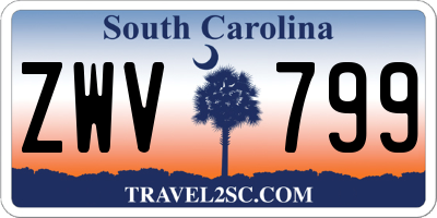 SC license plate ZWV799