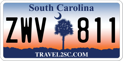 SC license plate ZWV811