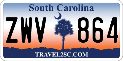 SC license plate ZWV864