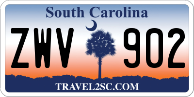 SC license plate ZWV902