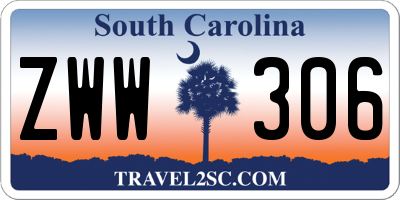 SC license plate ZWW306