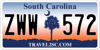 SC license plate ZWW572