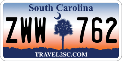 SC license plate ZWW762