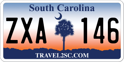 SC license plate ZXA146