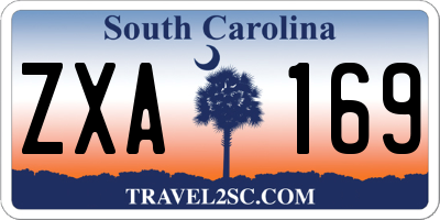SC license plate ZXA169