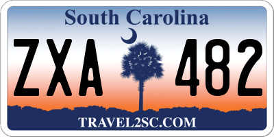 SC license plate ZXA482