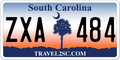 SC license plate ZXA484